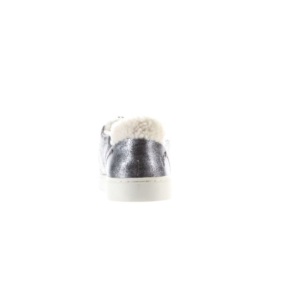 Frye Womens Ivy Shearling Anthracite Fashion Sneaker Size 9.5 Medium (B, M) - Picture 2 of 4